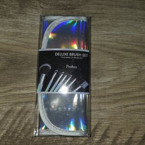Prolux Deluxe 7 Pc Makeup Brush Set with Holographic Case